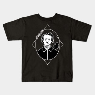 Nevermore, Edgar Allan Poe art Kids T-Shirt